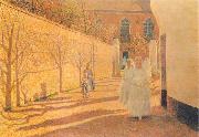 Emile Claus First Communion oil on canvas